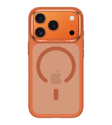 Кейс Magsafe Mist Metal Frame за IPhone 17 Pro-Benks, Оранжев