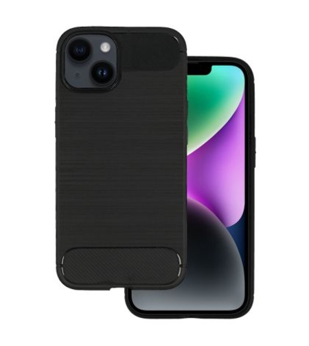 Anti Shock гръб Carbon за Iphone 14, Черен