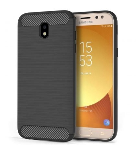 Anti Shock гръб Carbon за Samsung J530 Galaxy J5 (2017), Черен