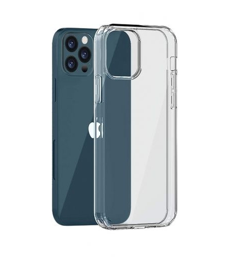 Плътен силиконов гръб Perfect 2mm за Iphone 12 Pro Max (2020), Прозрачен