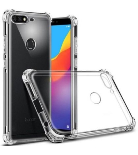 Anti Shock силиконов гръб за Huawei Y7 Prime 2018, Прозрачен