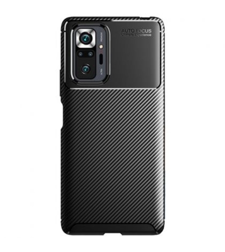 Кейс Carbon Elite за Xiaomi Redmi Note 10 Pro/Note 10 Pro Max, Черен