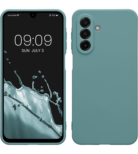 Кейс Silicone Lite за Samsung Galaxy A37 5G, Защита около камерата, Зелен