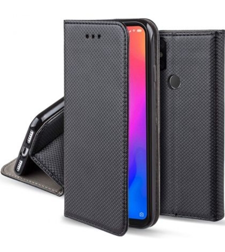 Кожен калъф Flip Book Smart за Xiaomi MI A2 Lite/Redmi 6 Pro, Черен