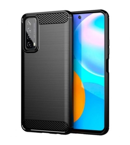 Anti Shock гръб Carbon за Huawei Psmart 2021, Черен