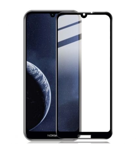 9D Стъклен протектор Full Glue Cover за Nokia 3.2, Черен