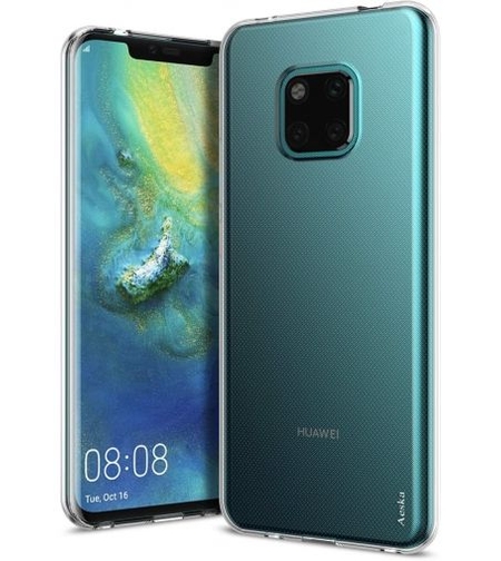 Ултра тънък силиконов гръб за Huawei Mate 20 Pro, Прозрачен