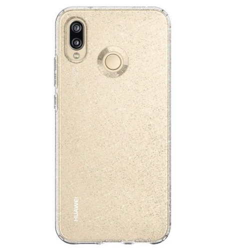 Силиконов гръб Lily Crystal Glitter за Huawei P Smart 2019, Прозрачен