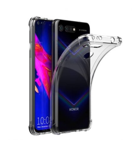 Anti Shock силиконов гръб за Honor View 20, Прозрачен