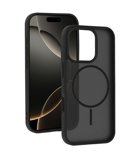Кейс Magsafe Magmat Slim за IPhone 16 Pro Max, Черен