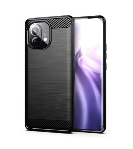 Anti Shock гръб Carbon за Xiaomi Mi 11, Черен