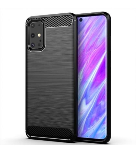 Anti Shock гръб Carbon за Samsung Galaxy S20 Plus, Черен