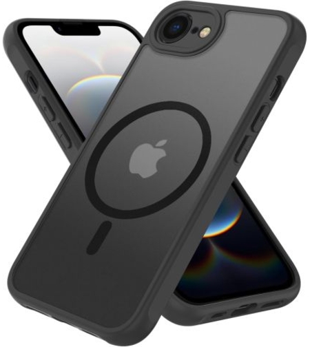 Кейс Magsafe Full Matte Mag за IPhone 16e, Черен