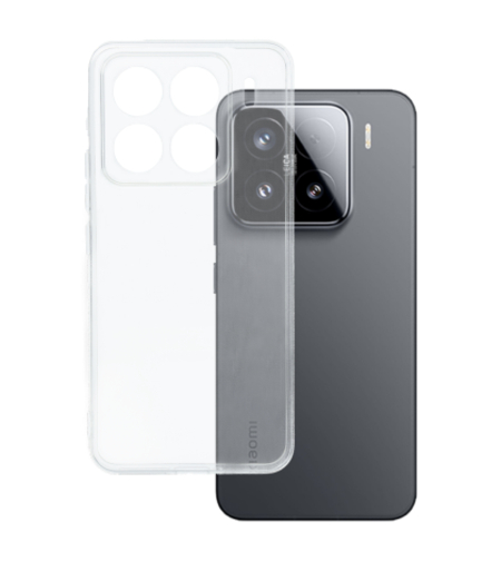 Силиконов кейс Perfect 2mm, за Xiaomi 14T Pro, Защита около камерата, Прозрачен