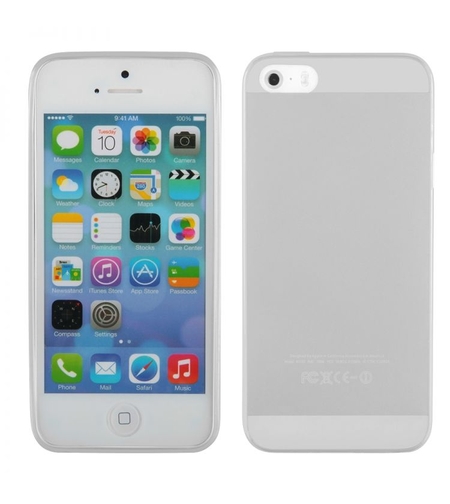 Ултра тънък силиконов гръб за IPhone 5/5S/SE, Прозрачен