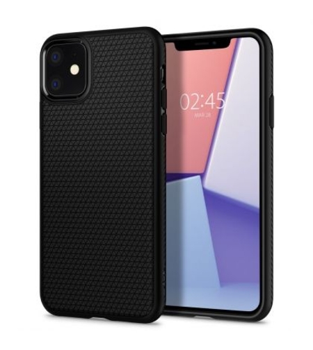 Кейс Spigen, Liquid Air, за Iphone 11, Черен Matt