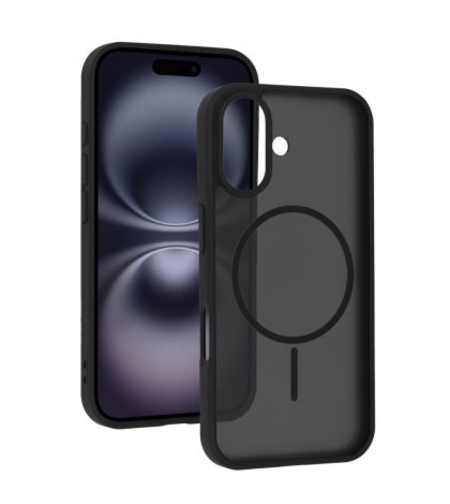 Кейс Magsafe Magmat Slim за IPhone 16, Черен