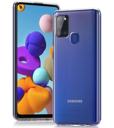 Anti Shock плътен силиконов гръб Perfect 2mm за Samsung A217 Galaxy A21S, Прозрачен
