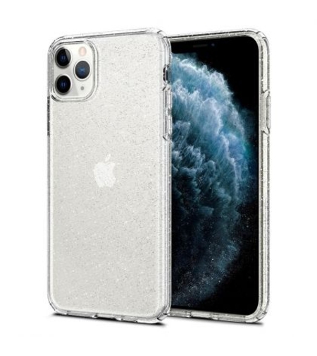Силиконов блестящ гръб Lily Crystal Glitter за IPhone 11 Pro, Прозрачен