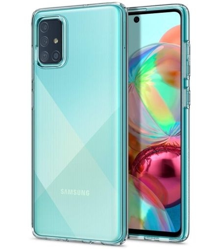 Anti Shock плътен силиконов гръб Perfect 2mm за Samsung A715 Galaxy A71, Прозрачен