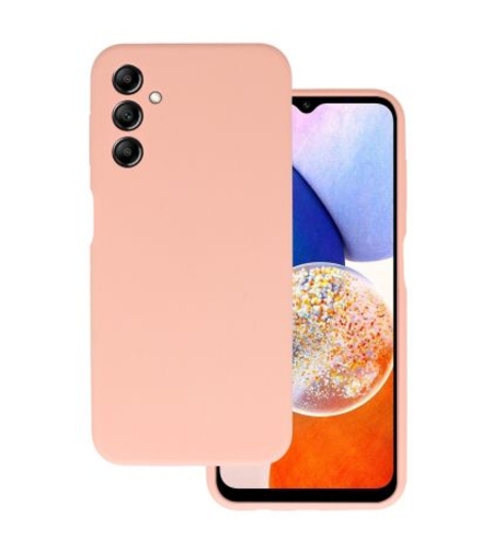 Кейс Silicone Lite за Samsung Galaxy A14 4G/5G, Защита около камерата, Праскова