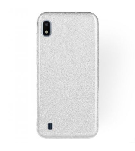 Силиконов гръб Emily Shining за Samsung A105/M105 Galaxy A10/M10, Сребрист