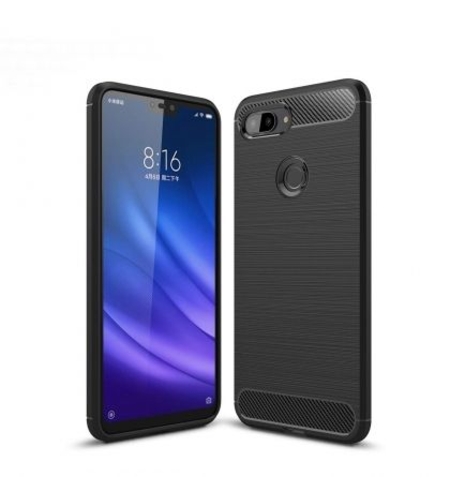 Anti Shock гръб Carbon за Xiaomi MI 8 Lite, Черен