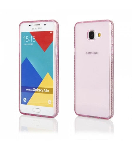 Луксозен силиконов калъф Crystals за Samsung A310 Galaxy A3 (2016)
