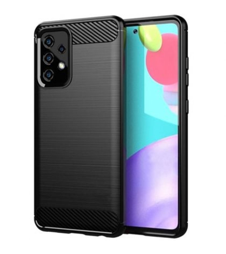 Anti Shock гръб Carbon за Samsung Galaxy A52/A52S 4G/5G, Черен
