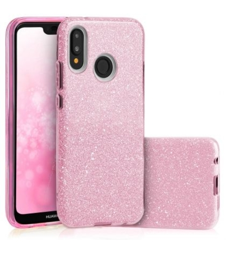 Силиконов гръб Emily Shining за Huawei P20 Lite, Розов