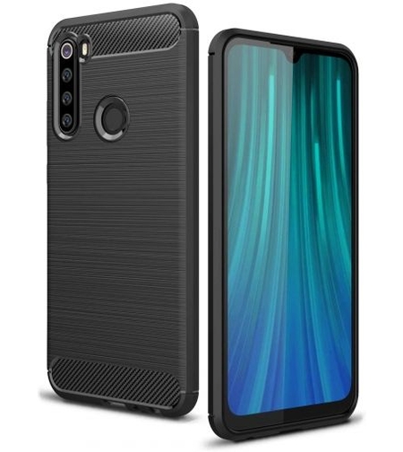 Anti Shock гръб Carbon за Xiaomi Redmi Note 8, Черен