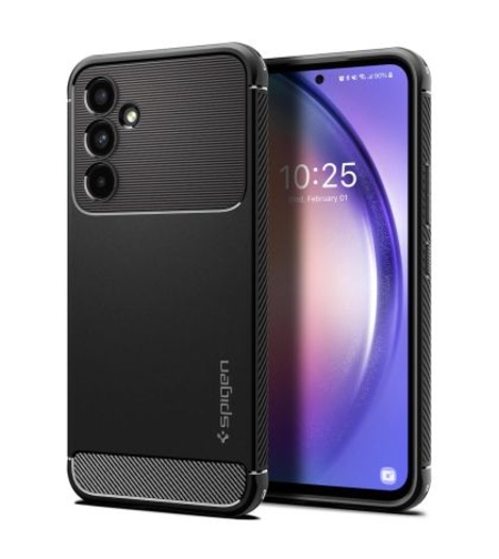 Кейс Spigen, Rugged Armor, за Samsung Galaxy A54 5G (ACS05888), Черен Matt