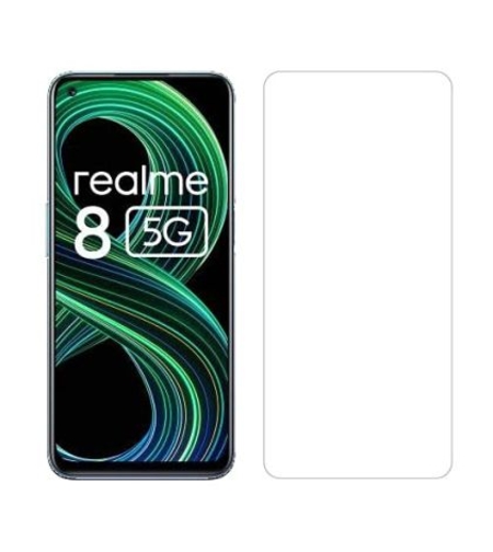 Стъклен скрийн протектор, 2.5D Hard Glass за Realme 8 5G, Прозрачен