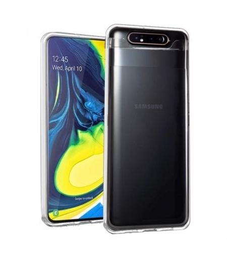 Ултра тънък силиконов гръб за Samsung A805 Galaxy A80, Прозрачен