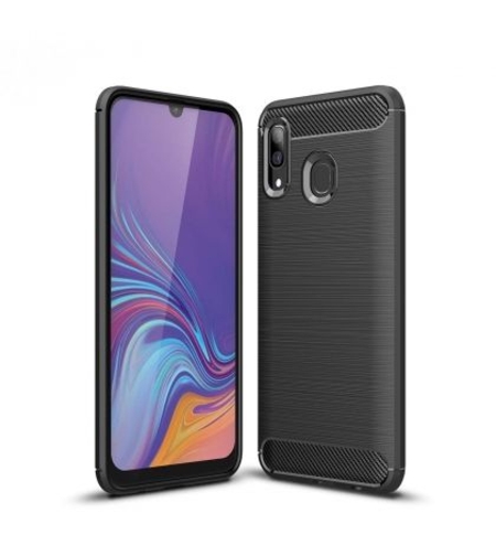 Anti Shock гръб Carbon за Samsung A405 Galaxy A40, Черен