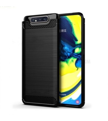 Anti Shock гръб Carbon за Samsung A805 Galaxy A80, Черен