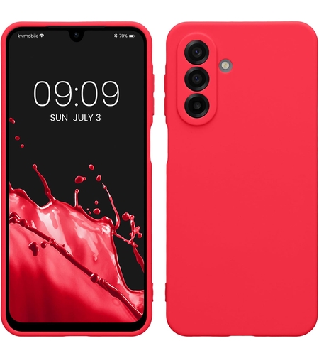 Кейс Silicone Lite за Samsung Galaxy A17, Защита около камерата, Малина
