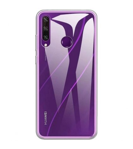 Плътен силиконов гръб Perfect 2mm за Huawei Y6P, Прозрачен