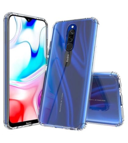 Anti Shock силиконов гръб за Xiaomi Redmi 8, Прозрачен