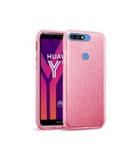 Силиконов гръб Emily Shining за Huawei Y7 Prime 2018, Розов