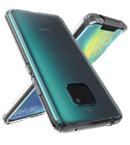 Anti Shock силиконов гръб за Huawei Mate 20 Pro, Прозрачен