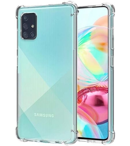 Anti Shock силиконов гръб за Samsung A715 Galaxy A71, Прозрачен