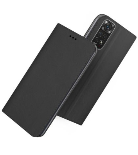 Калъф Flip Book Smart Magnet за Xiaomi Redmi Note 11/Note 11S, Черен