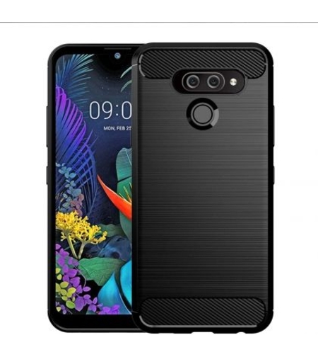 Anti Shock гръб Carbon за LG K50S, Черен