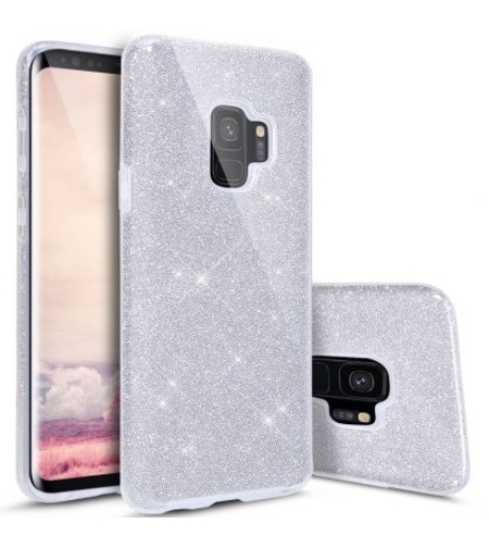 Силиконов гръб Emily Shining за Samsung A605 Galaxy A6 Plus 2018, Сребрист