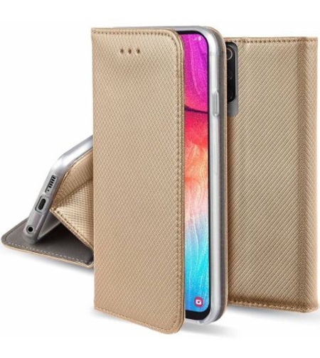 Калъф Flip Book Smart за Samsung Galaxy A52/A52S 4G/5G, Златен