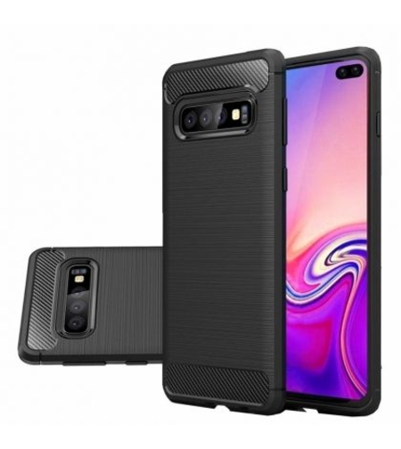 Anti Shock гръб Carbon за Samsung G973 Galaxy S10, Черен