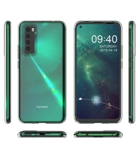 Плътен силиконов гръб Perfect 2mm за Huawei P Smart 2021, Прозрачен