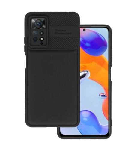 Кейс Camera Protected за Xiaomi Redmi Note 11 Pro/Note 11 Pro 5G, Черен