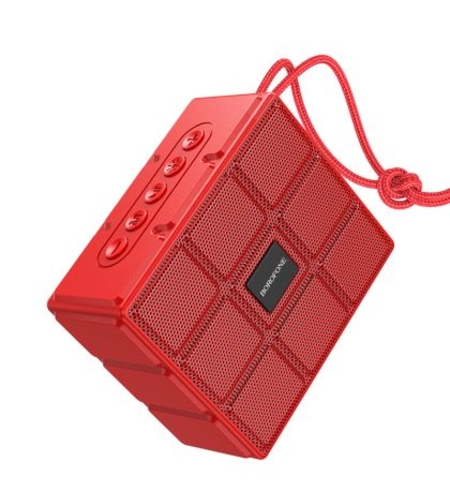 Преносима колонка Borofone, Speaker BR16 Gage, Bluetooth, Червена
